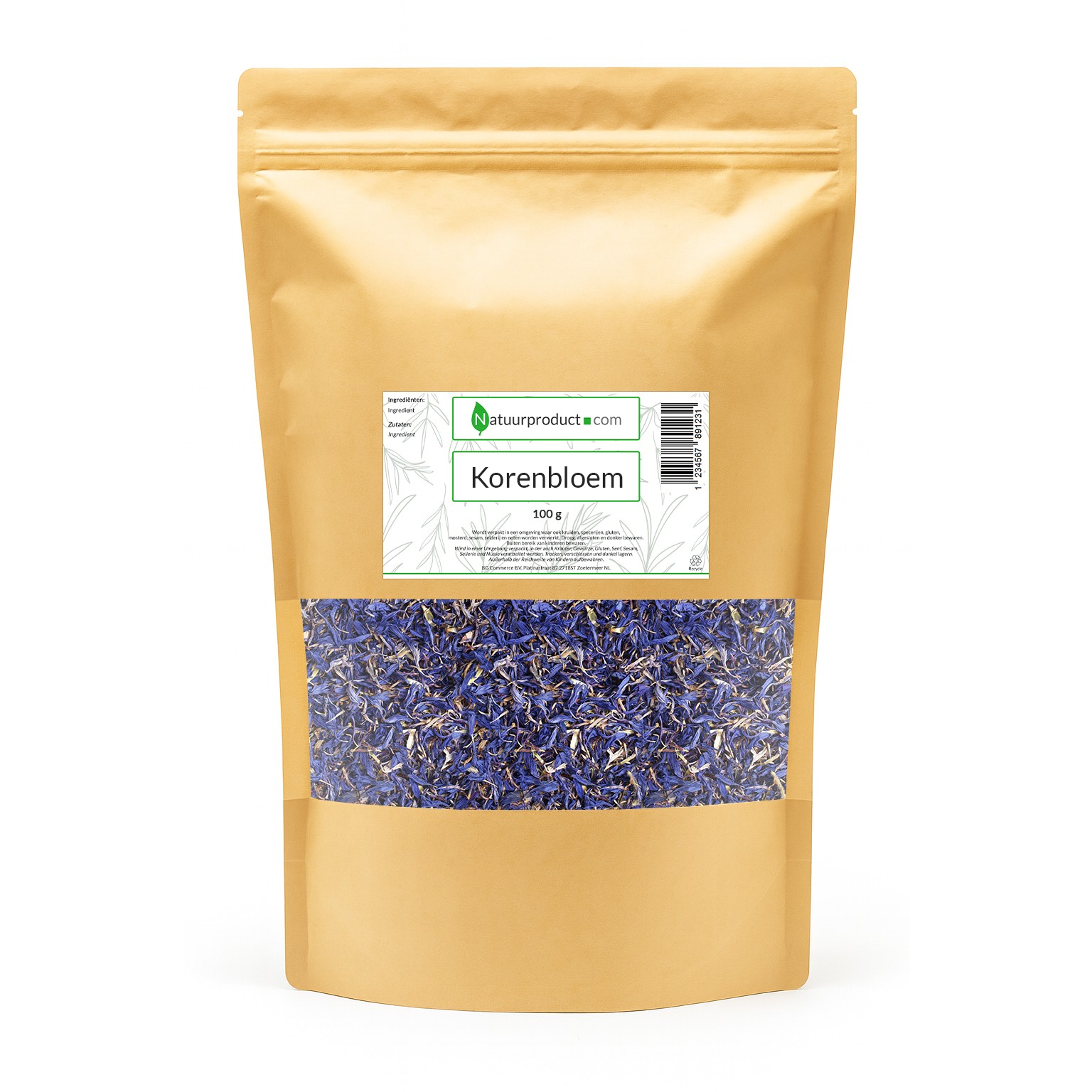 Kornblumenblüten ohne Kelch