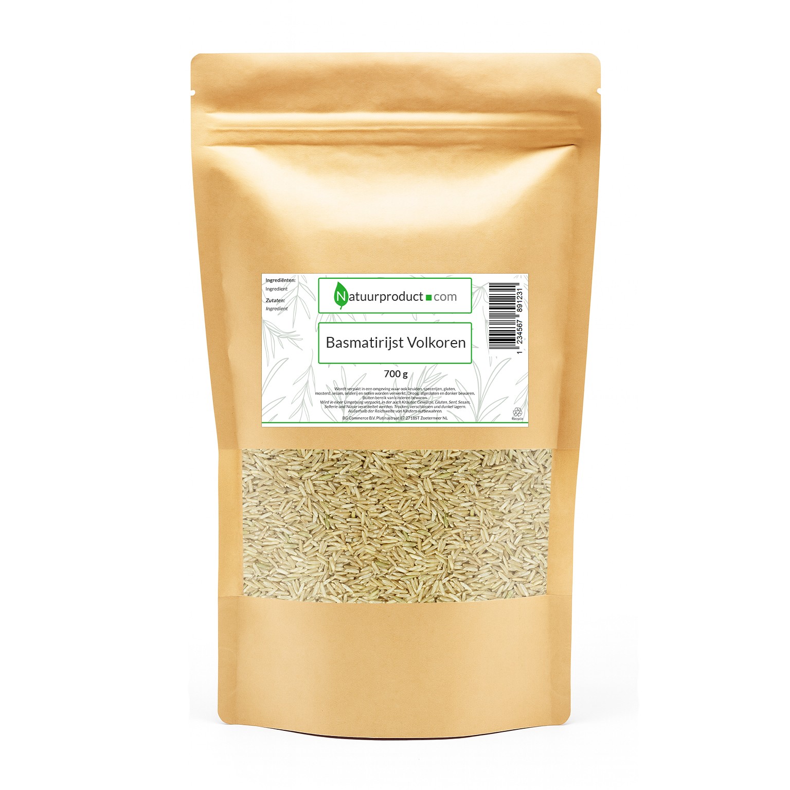 Vollkorn Basmati Reis