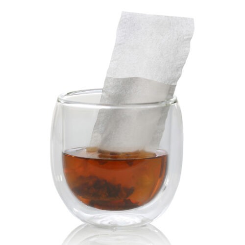Kleine leere Teefilter
