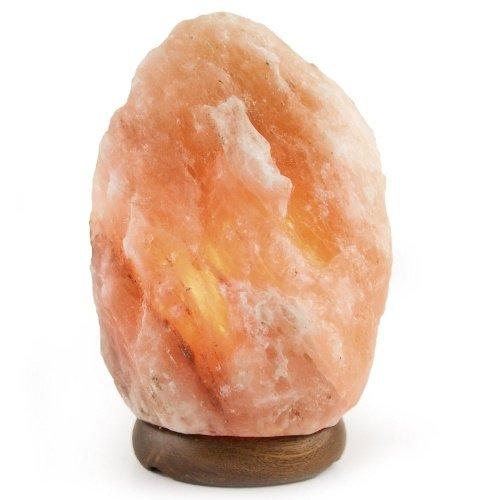 Himalayasalzlampe 3 kg mit Holzfuß