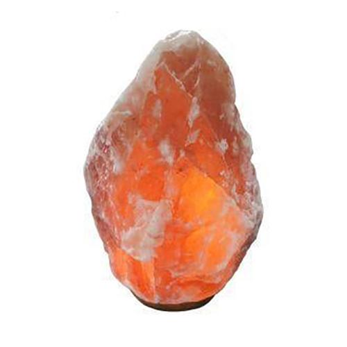 Himalayasalzlampe mit Holzfuß 8–10 kg