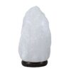 Himalayasalzlampe Weiß mit Holzfuß 5–7 kg