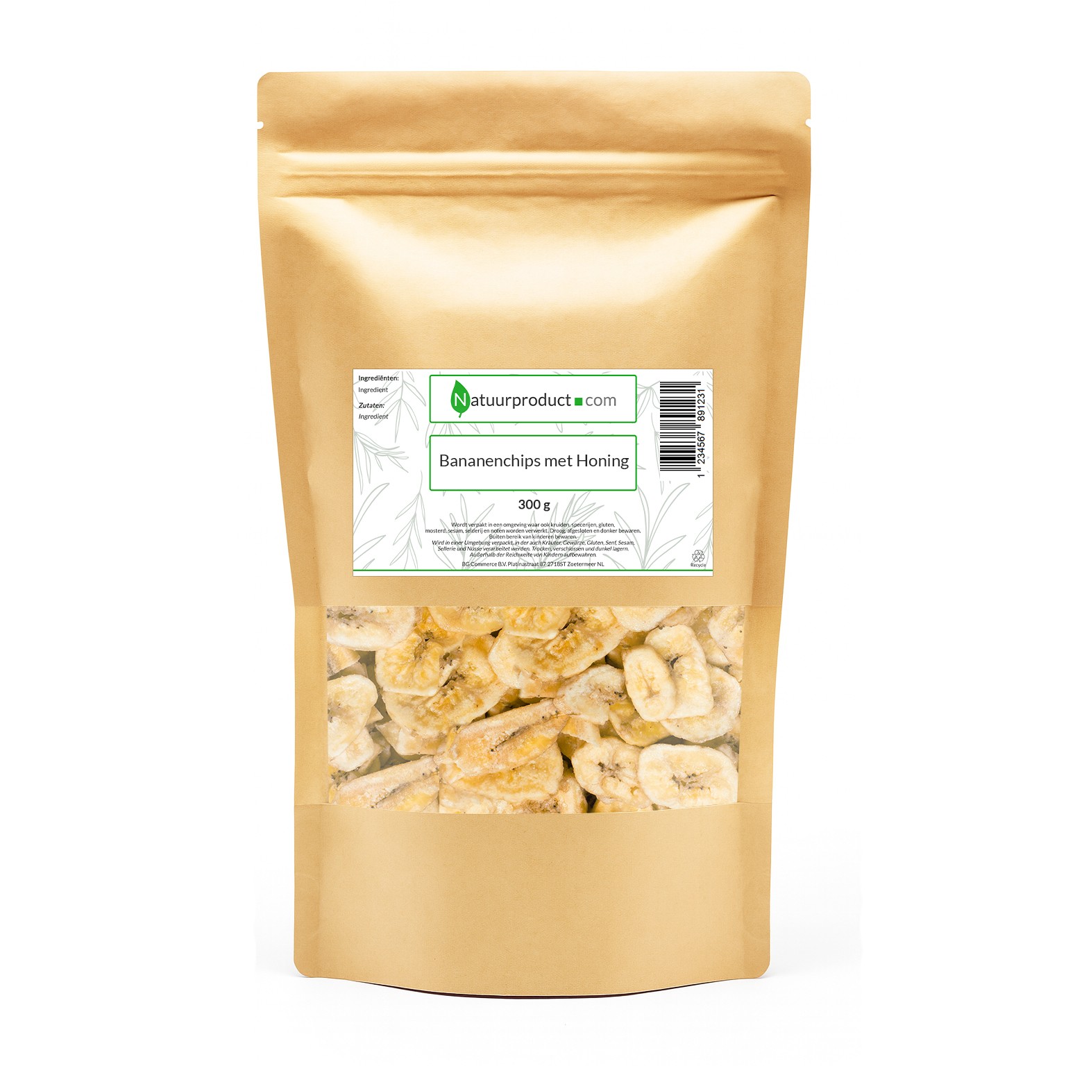 Bananenchips mit Honig