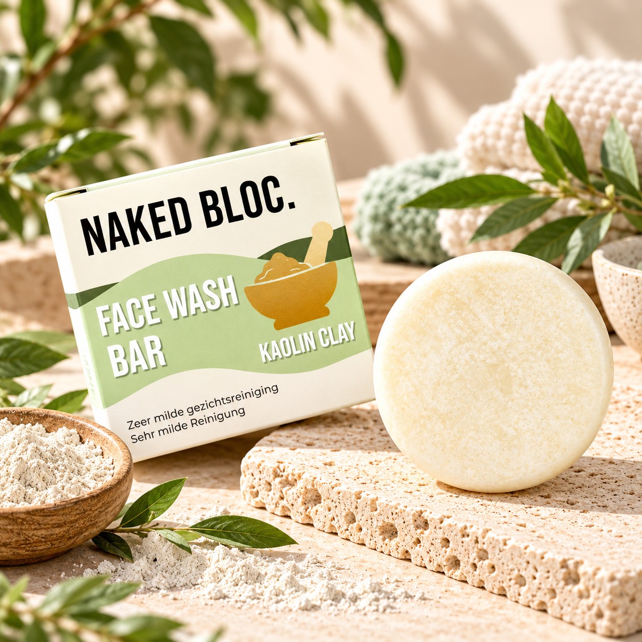 Face Wash Bar Kaolin – Bild 3