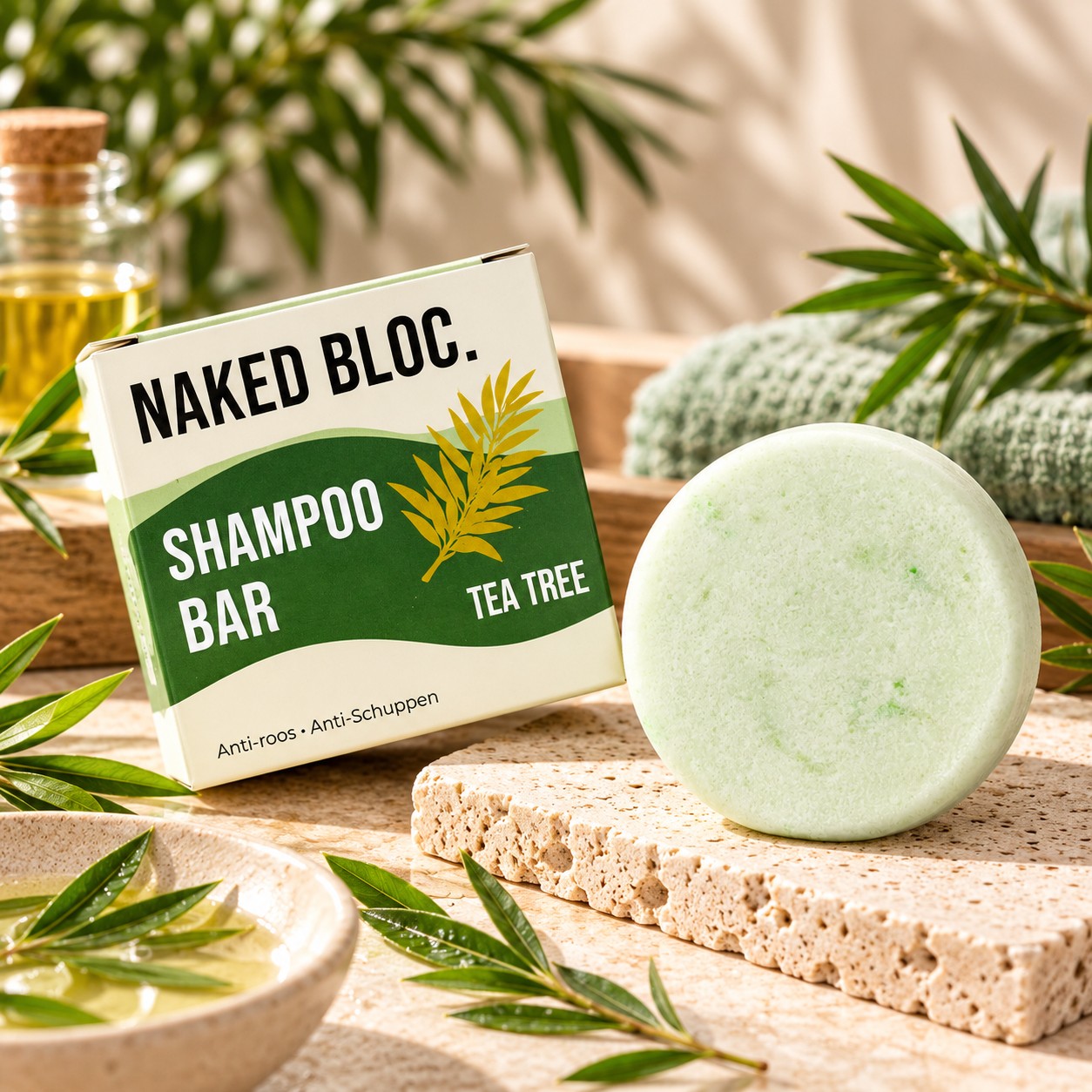 Shampoo Bar Tea Tree (Anti-Schuppen) – Bild 3
