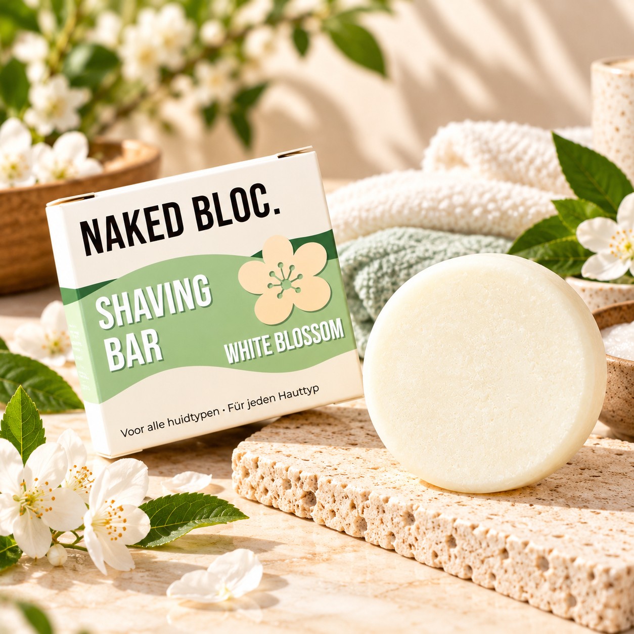 Shaving Bar White Blossom – Bild 3
